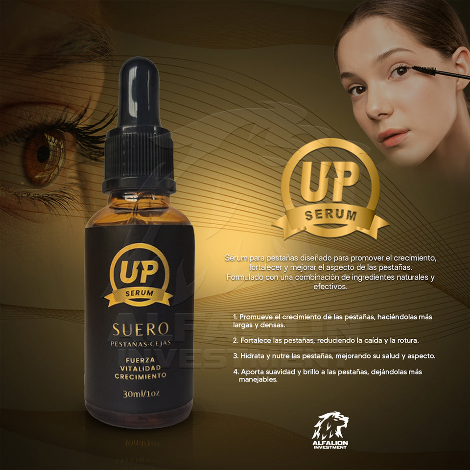 Sérum UP® – Fortalece, alarga y da volumen a tus pestañas y cejas naturalmente