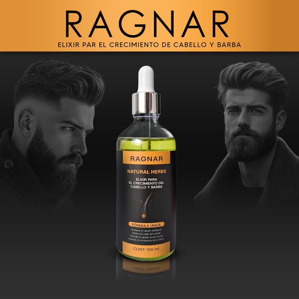 RAGNAR – Natural Herbs, Elixir para Cabello y Barba